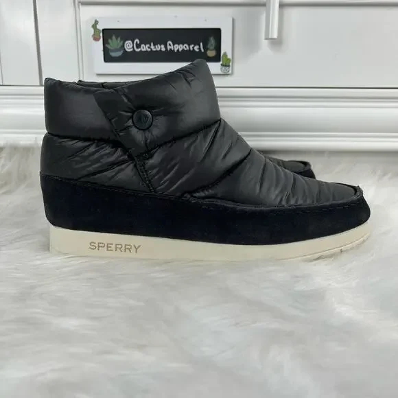 New Women’s Sperry Moc-Sider Booties Size 8.5 - Picture 3 of 7
